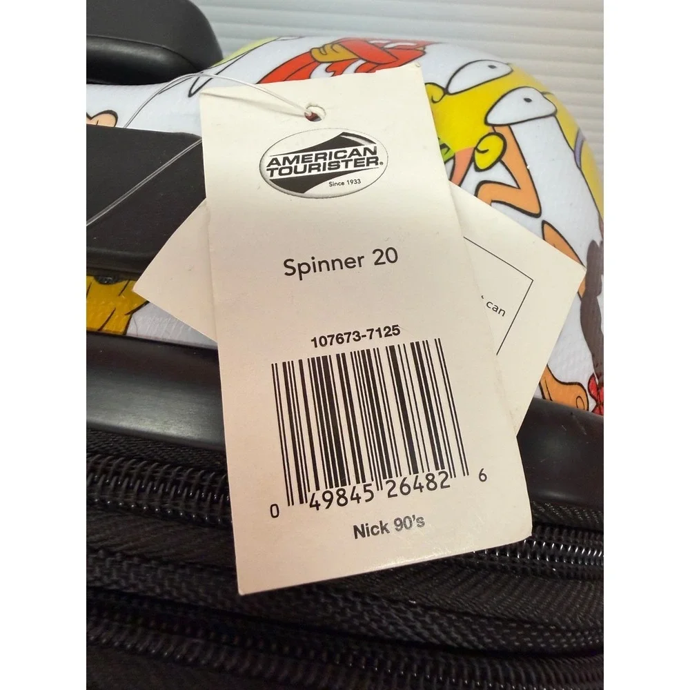 American Tourister Nickelodeon 90's Hardside Spinner CARRY ON Suitcase 20